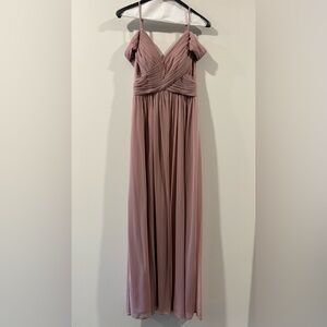 Azazie Mauve Maxi Dress